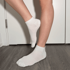 White sport socks