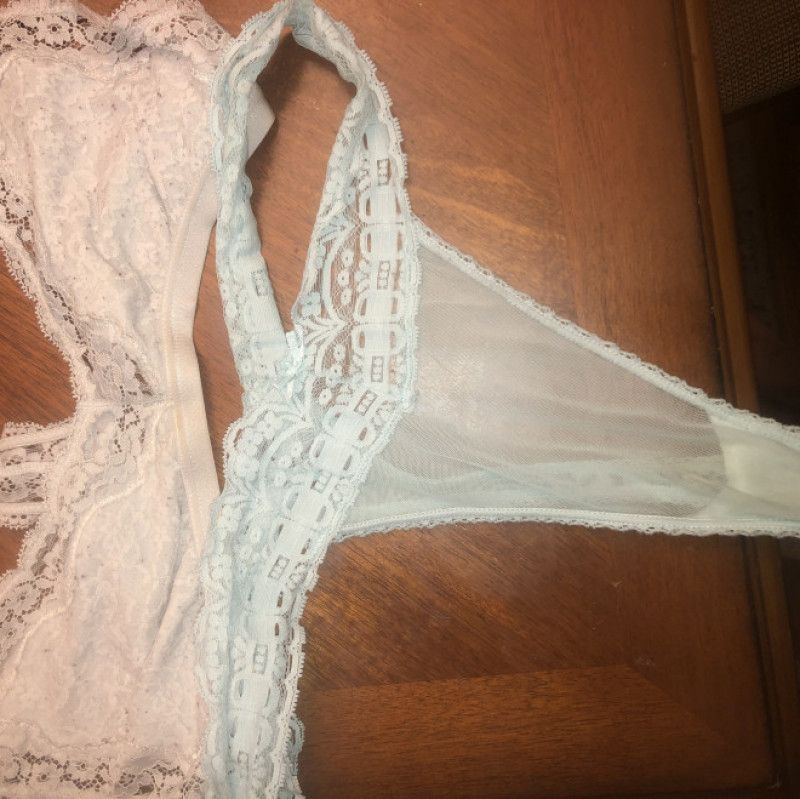 VERY used and juicy panty and bra set