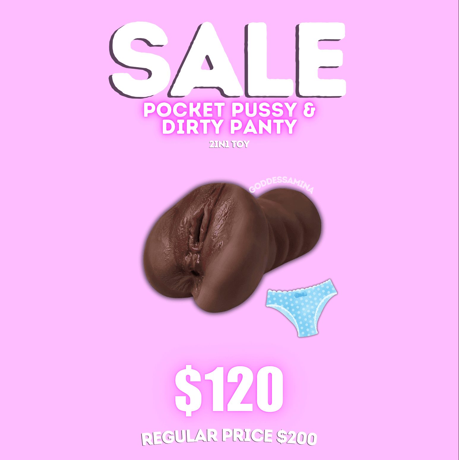 SALE Pocket Pussy Toy And Dirty Panty