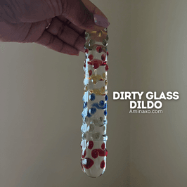 Dirty Glass Dildo