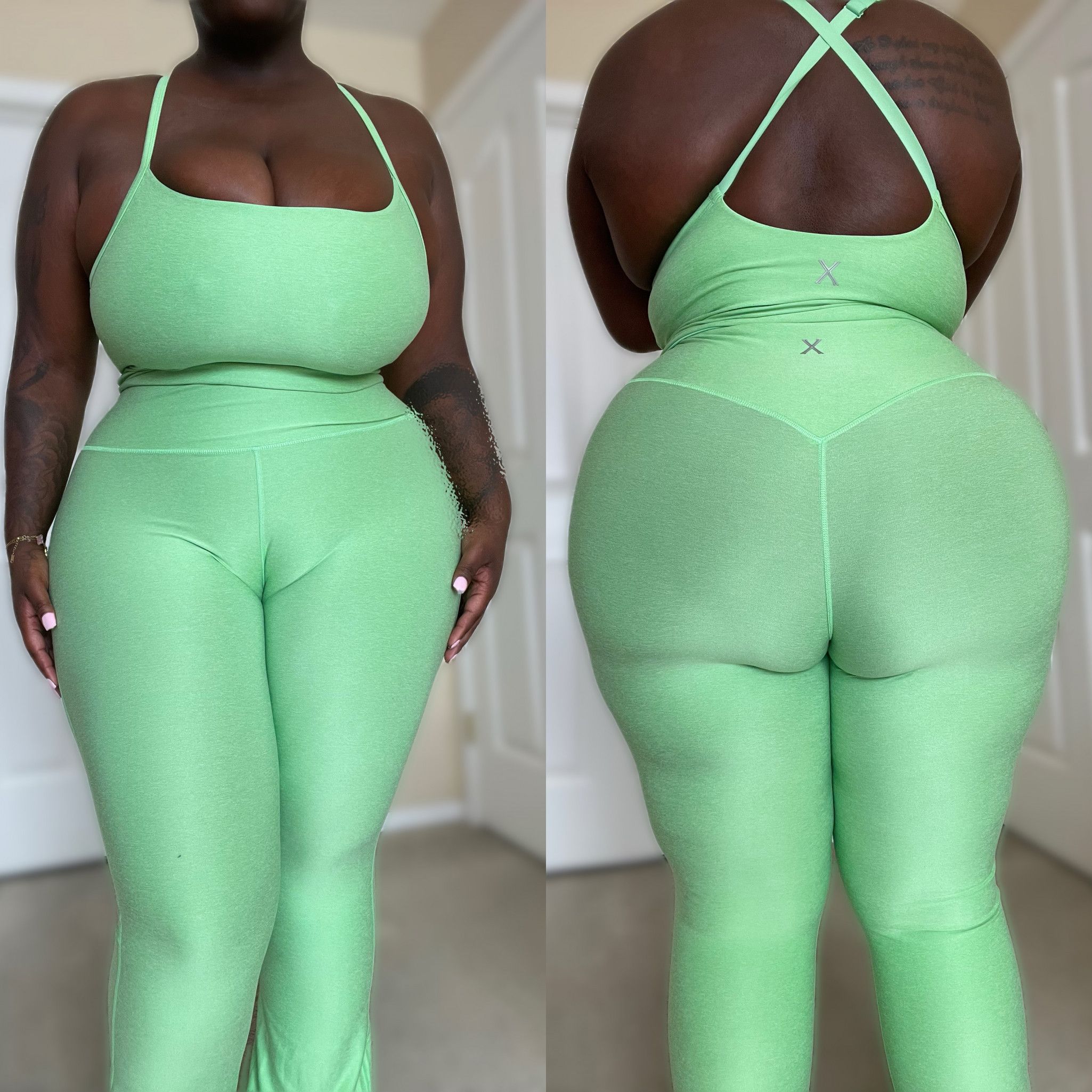 Workout Fantasy Green 2 Piece Set