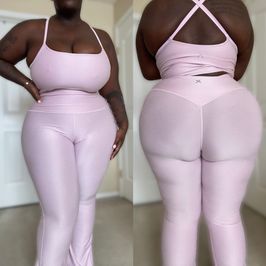 Worn Pink 2 Piece Workout Set