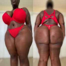 Red Lingerie 2 Piece Set