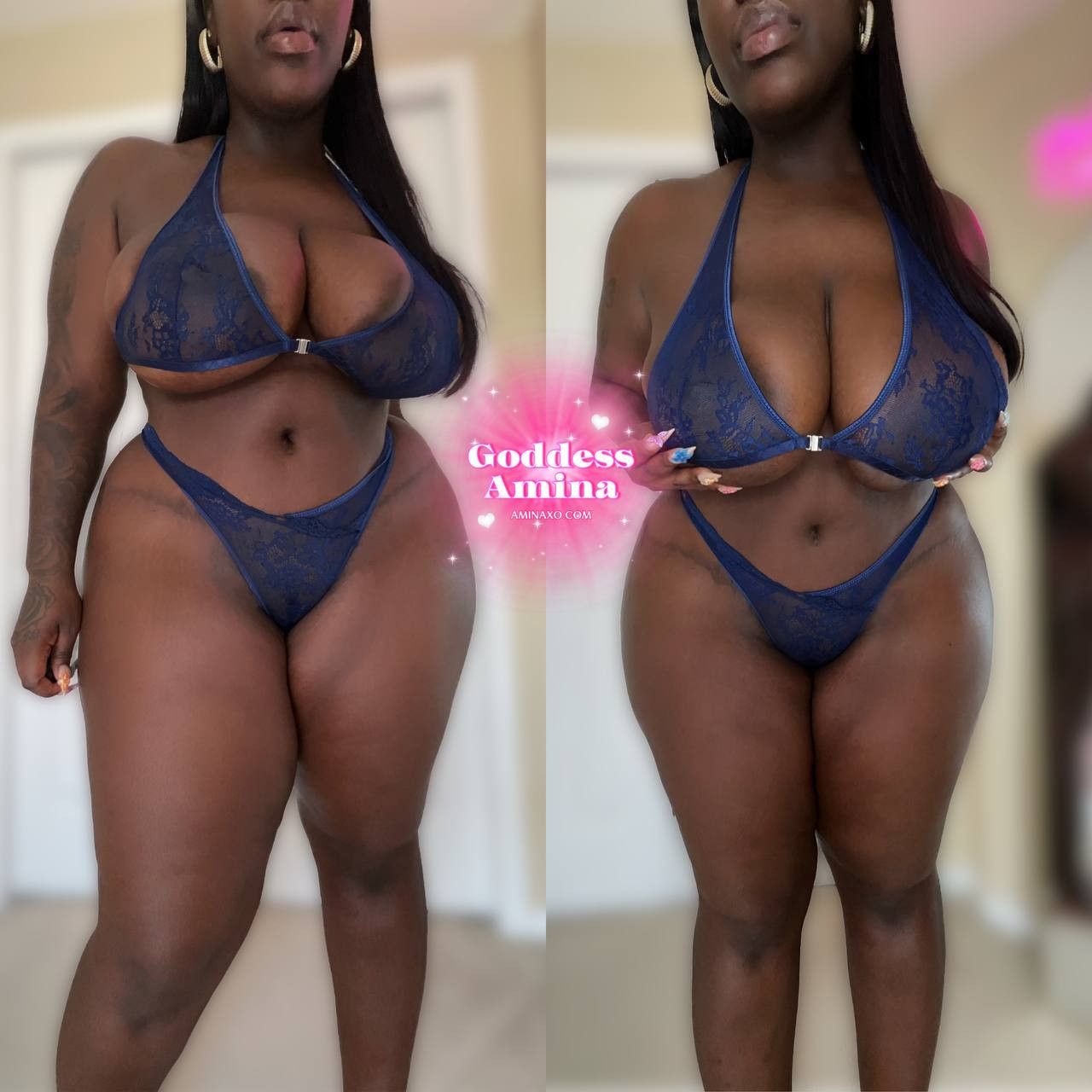 Worn Dark Blue 2 Piece Set