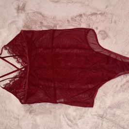 Red bodysuit