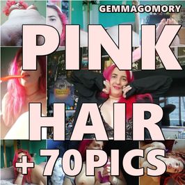 Pink Hair Photo Set
