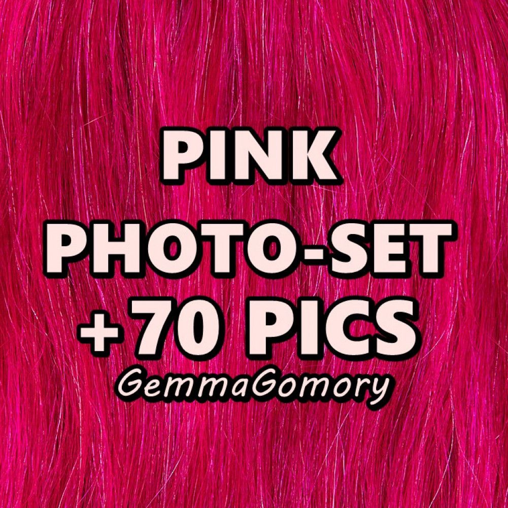 Pink Hair Photo Set