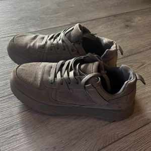Grey sneakers