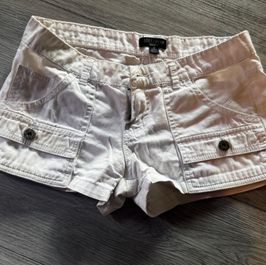 White short shorts