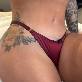 Red Silk Panties