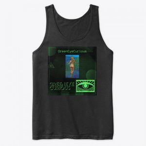GreenEyeCurious33 Premium Tank Top