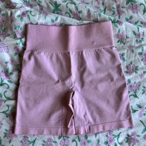 light pink workout shorts