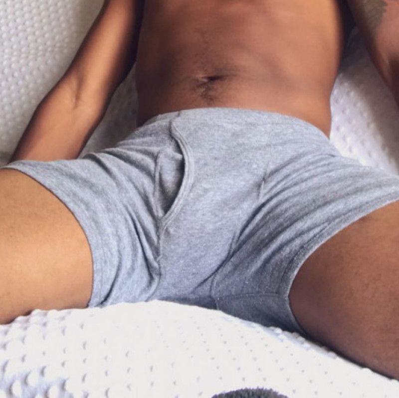Used w Gray boxer briefs