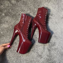 MY PVC PLEASER ANCLE BOOTS