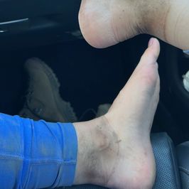 Dirty Hiking Feet