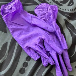 Used medical latex gloves!!!!