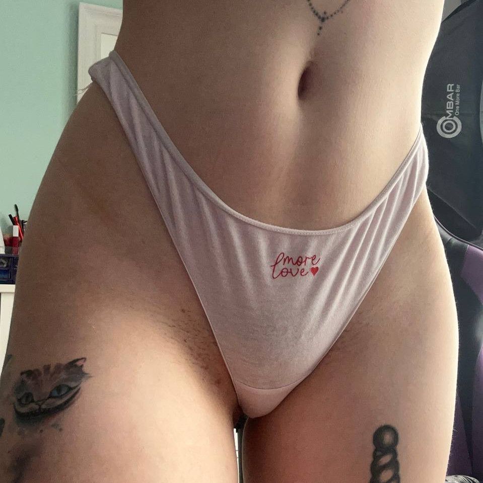 Used pink thong!