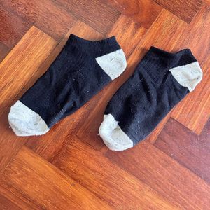 Black and white socks