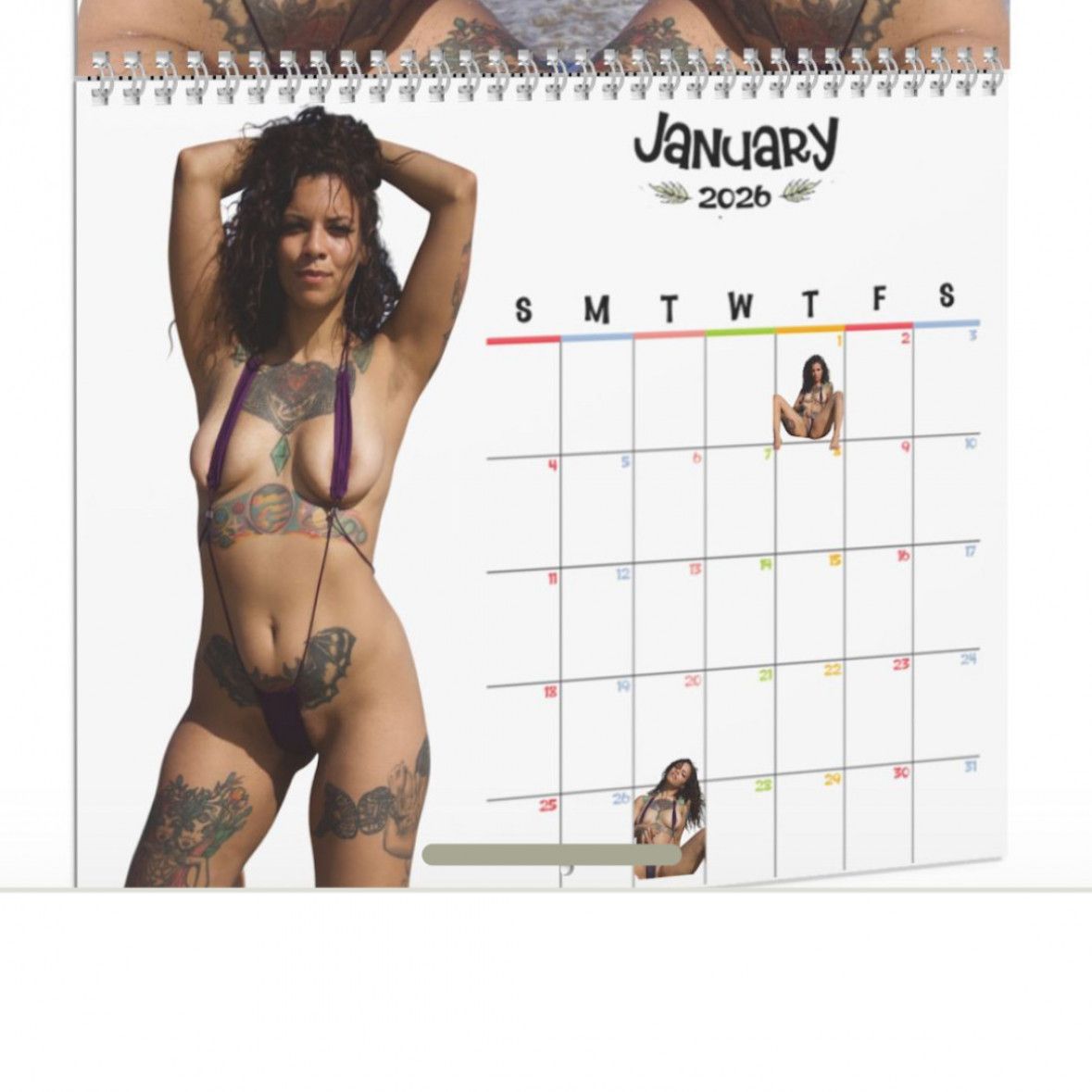 2026 Nude Calendar