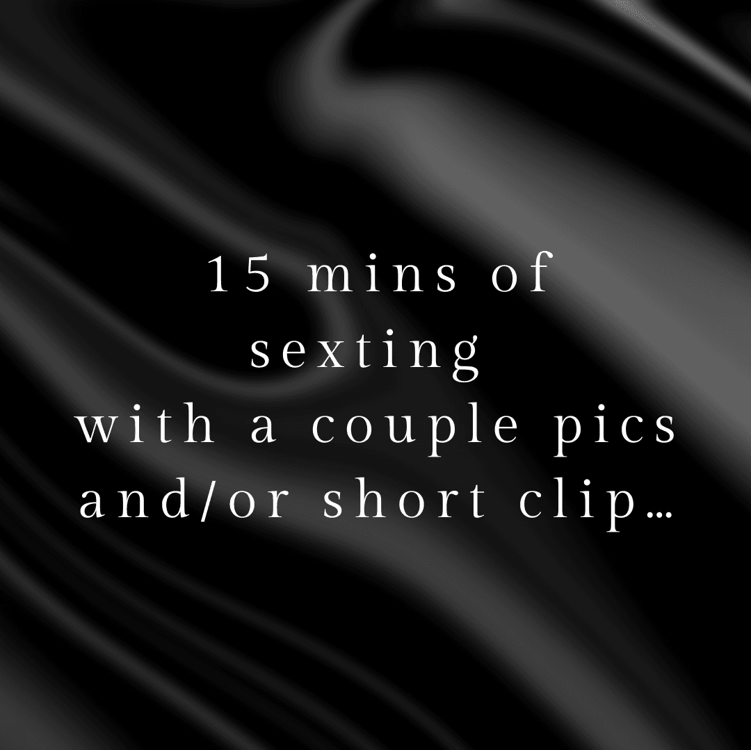 15 minutes of steamy hot sexting pictures and a vid clip
