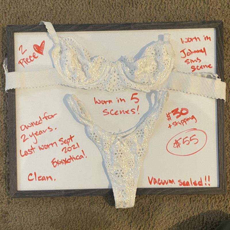 Sexy White 2 Piece Lingerie Set