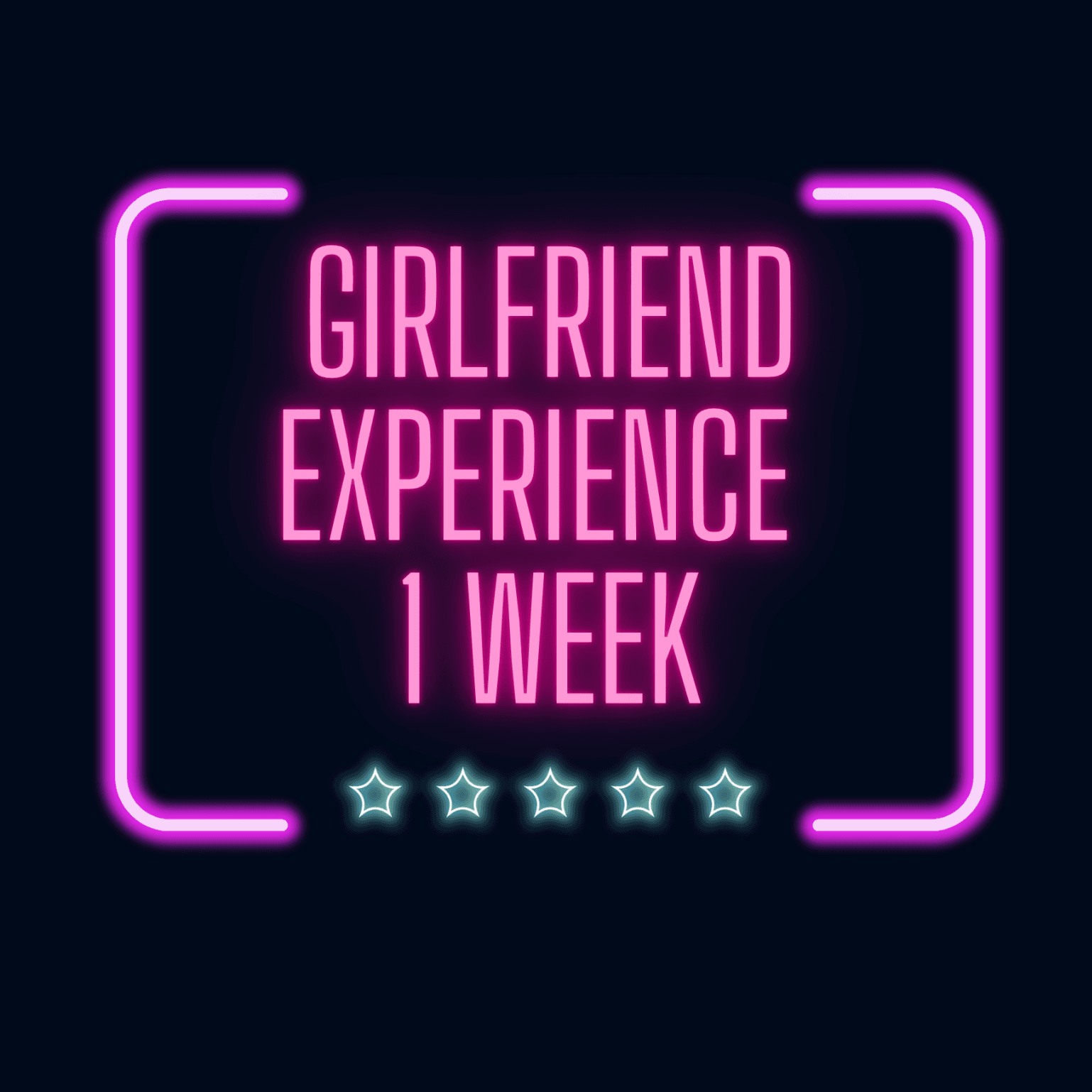 Girlfriend Experience 1 week