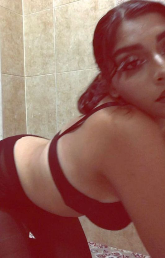 black bra