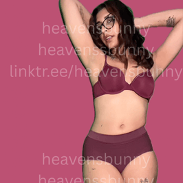 Maroon Dark Purple Bra Panty Set