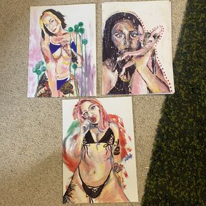 heidiv art painting prints A5