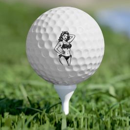 Pin Up Golf Balls 6pcs