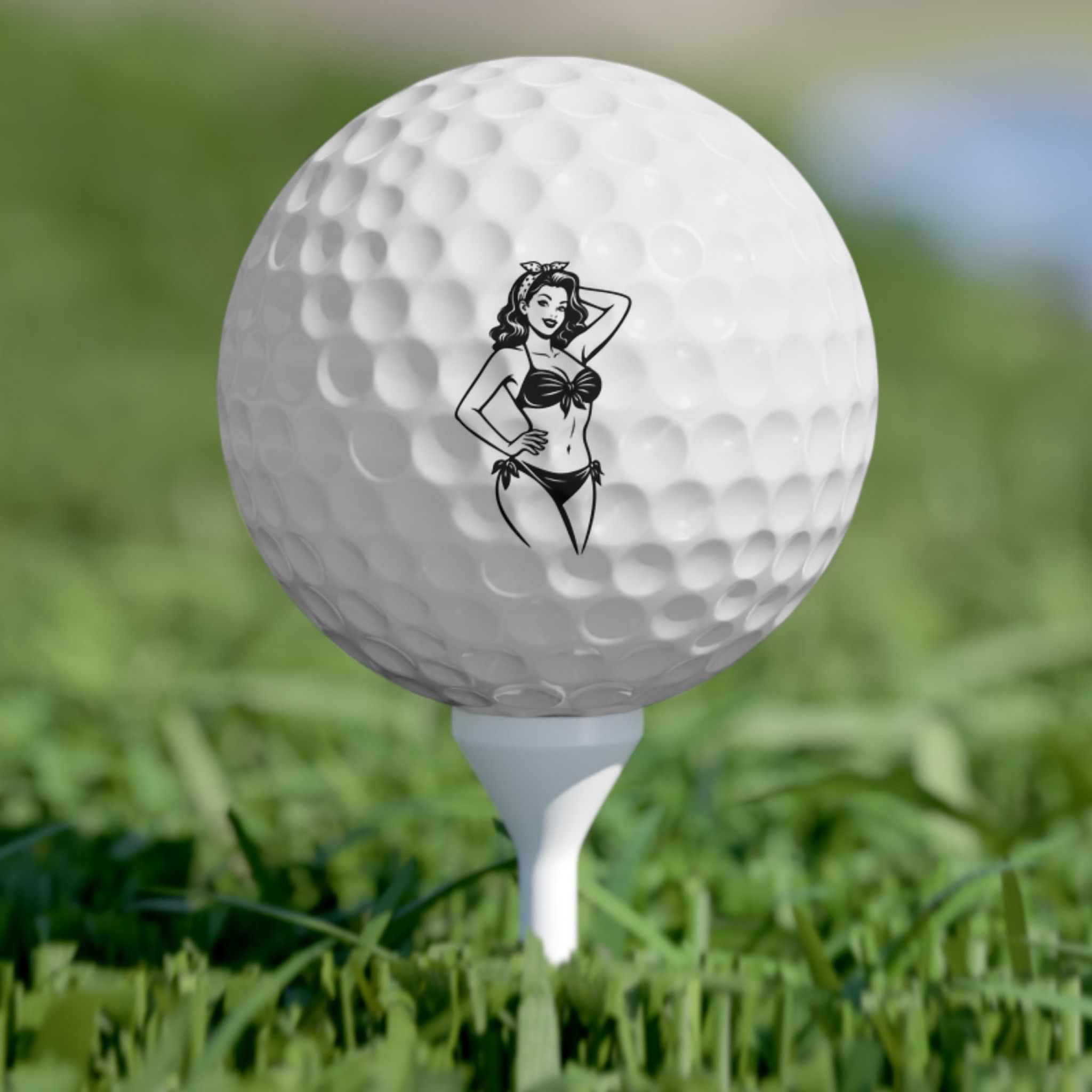 Pin Up Golf Balls 6pcs
