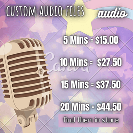 Custom Audio