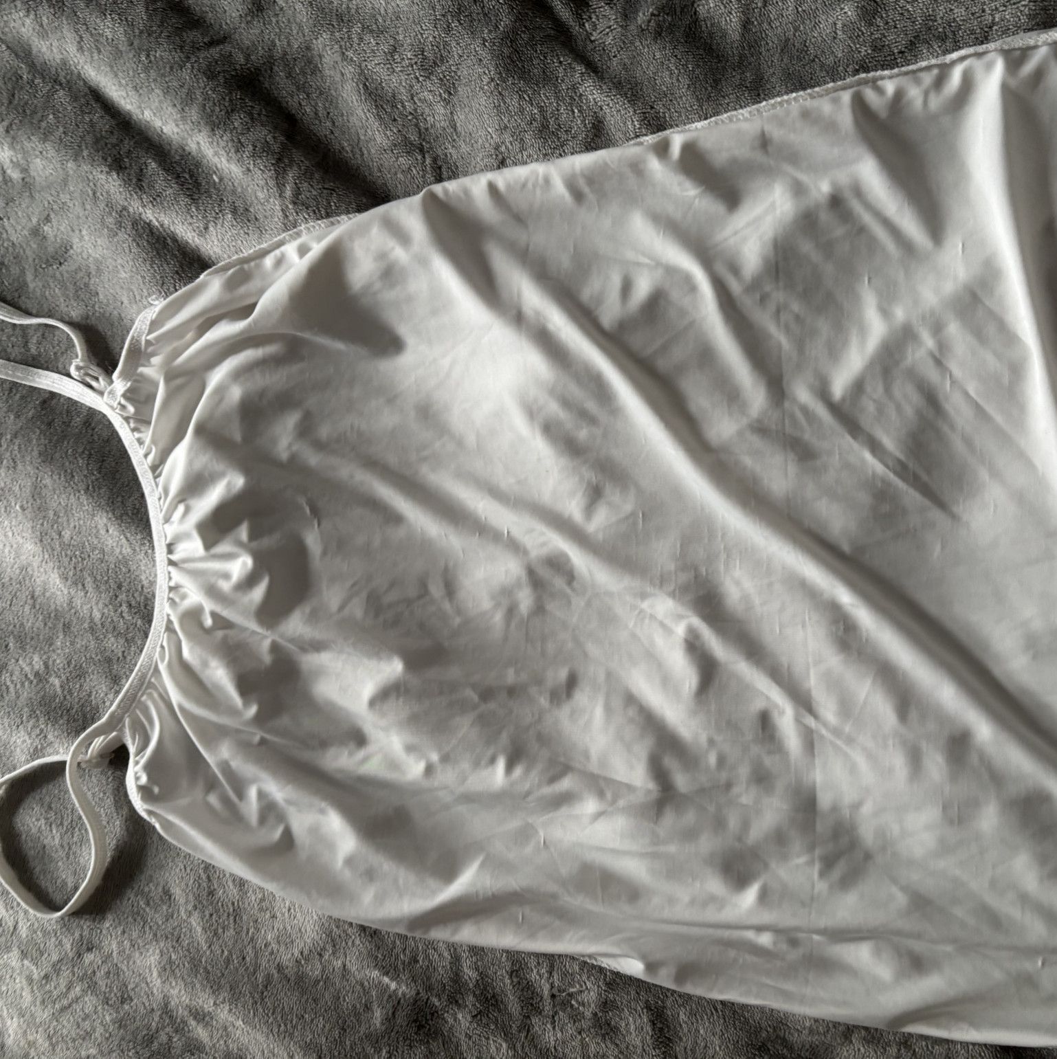 White nighttime dress