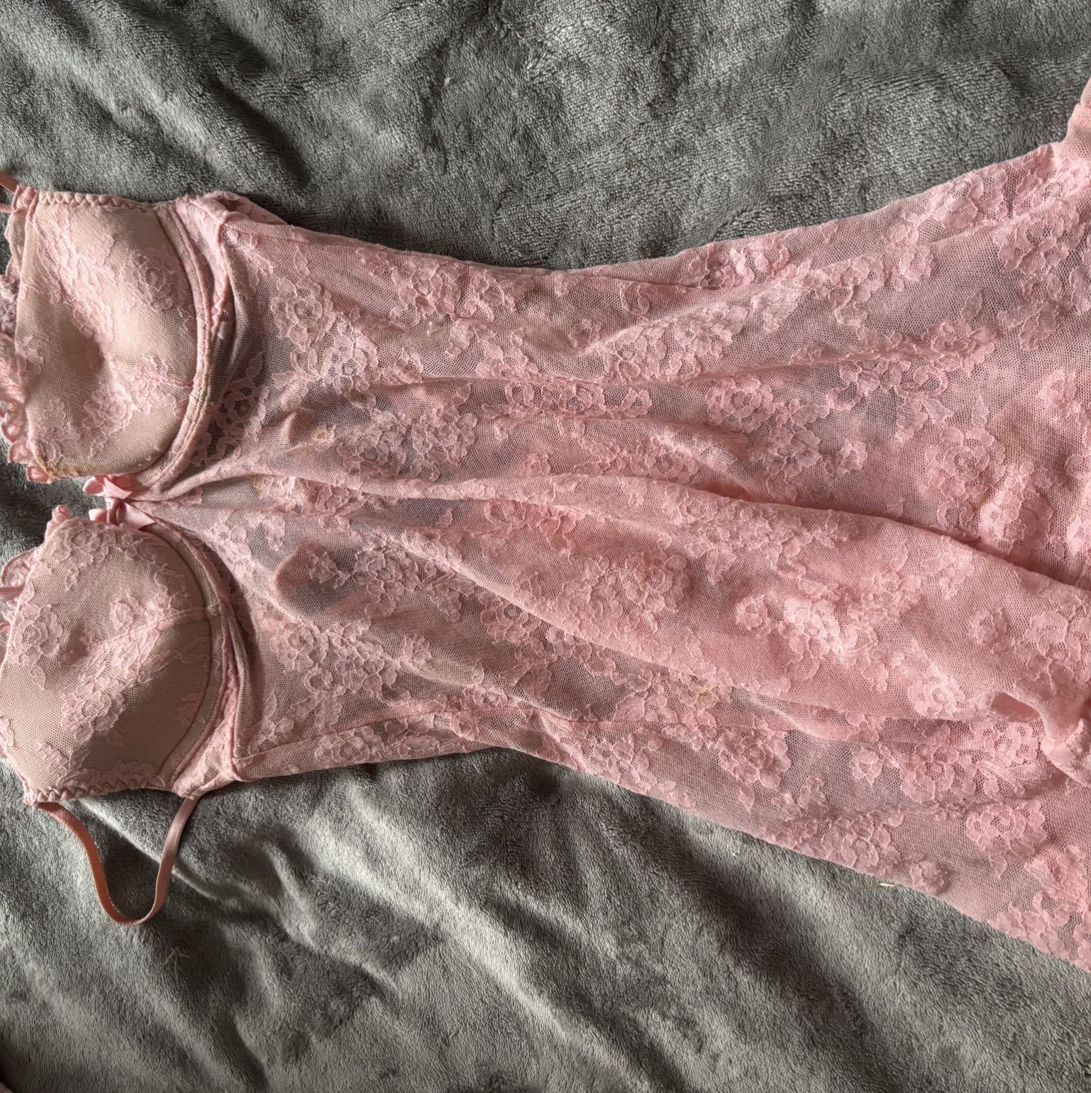 Pink worn babydoll