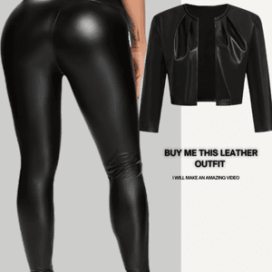 BUY ME THIS LEATHER OUTFIT