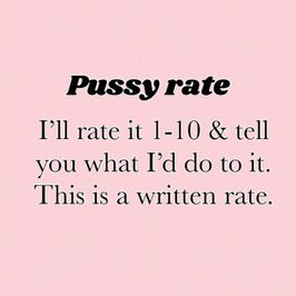 Pussy Rate