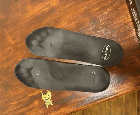 Used Insole with Perfect Foot Imprint FREE SHIPPING