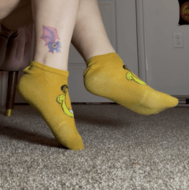 Worn Ankle Socks