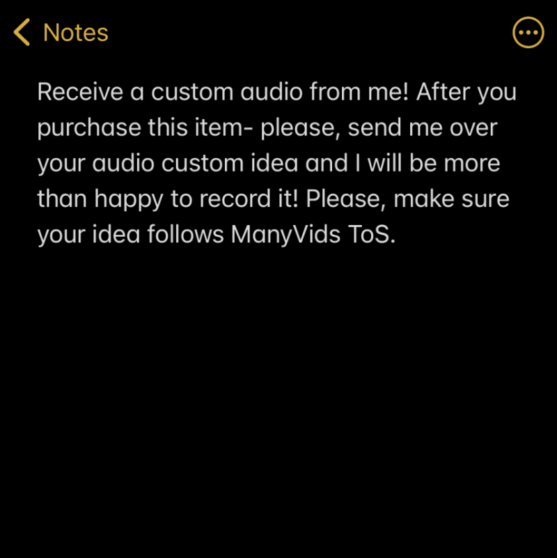 Custom Erotic Audio 10 Mins