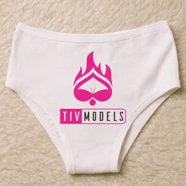 Tiv models white underwear