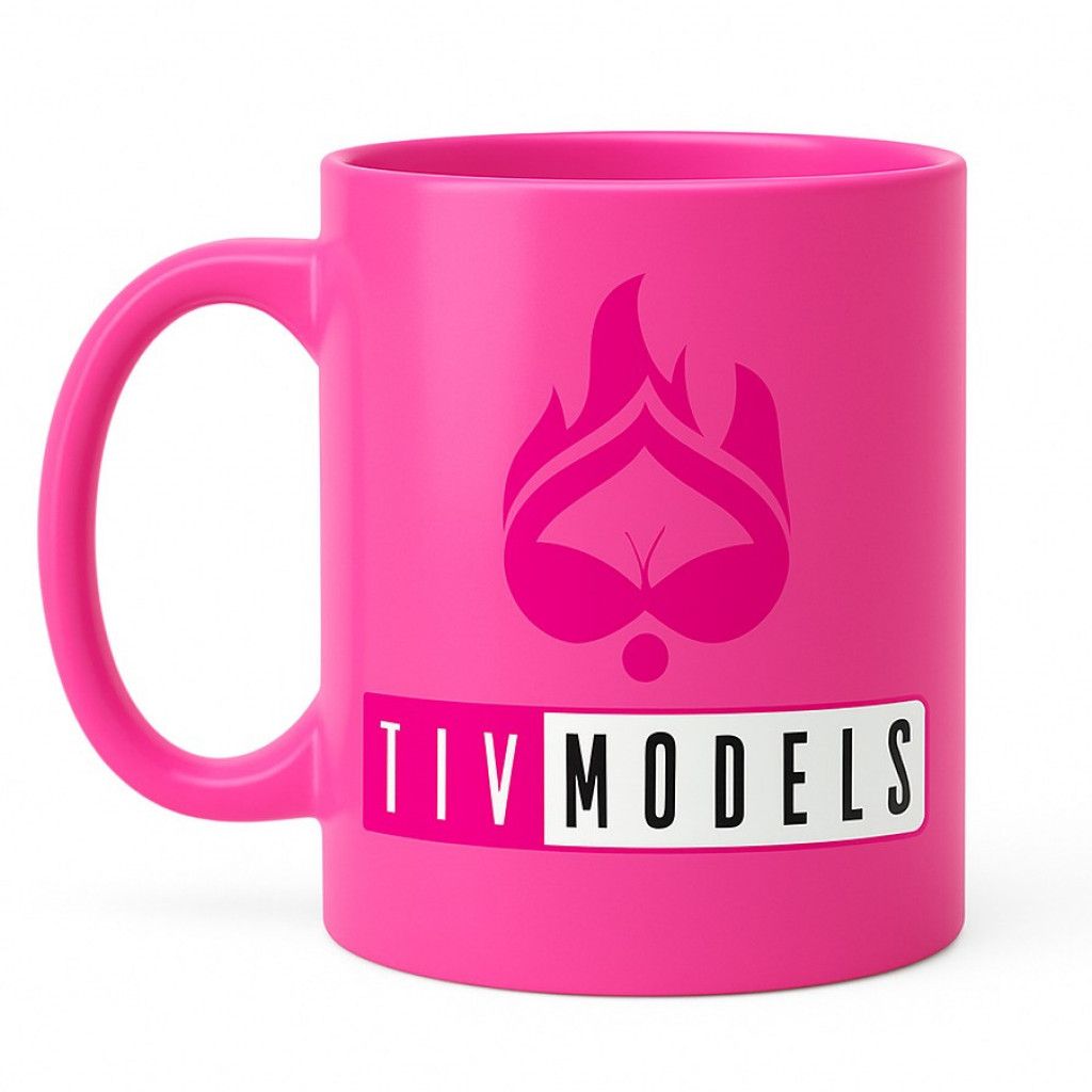 Tiv models pink mug