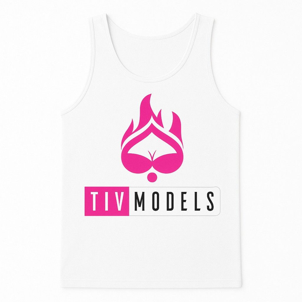 Tiv models white tank top