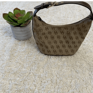 Dooney  Bourke Brown Small Bucket Bag