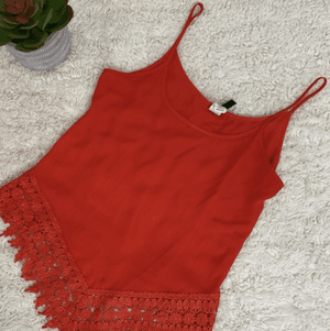 Nella Fantasia Orange Tank Top