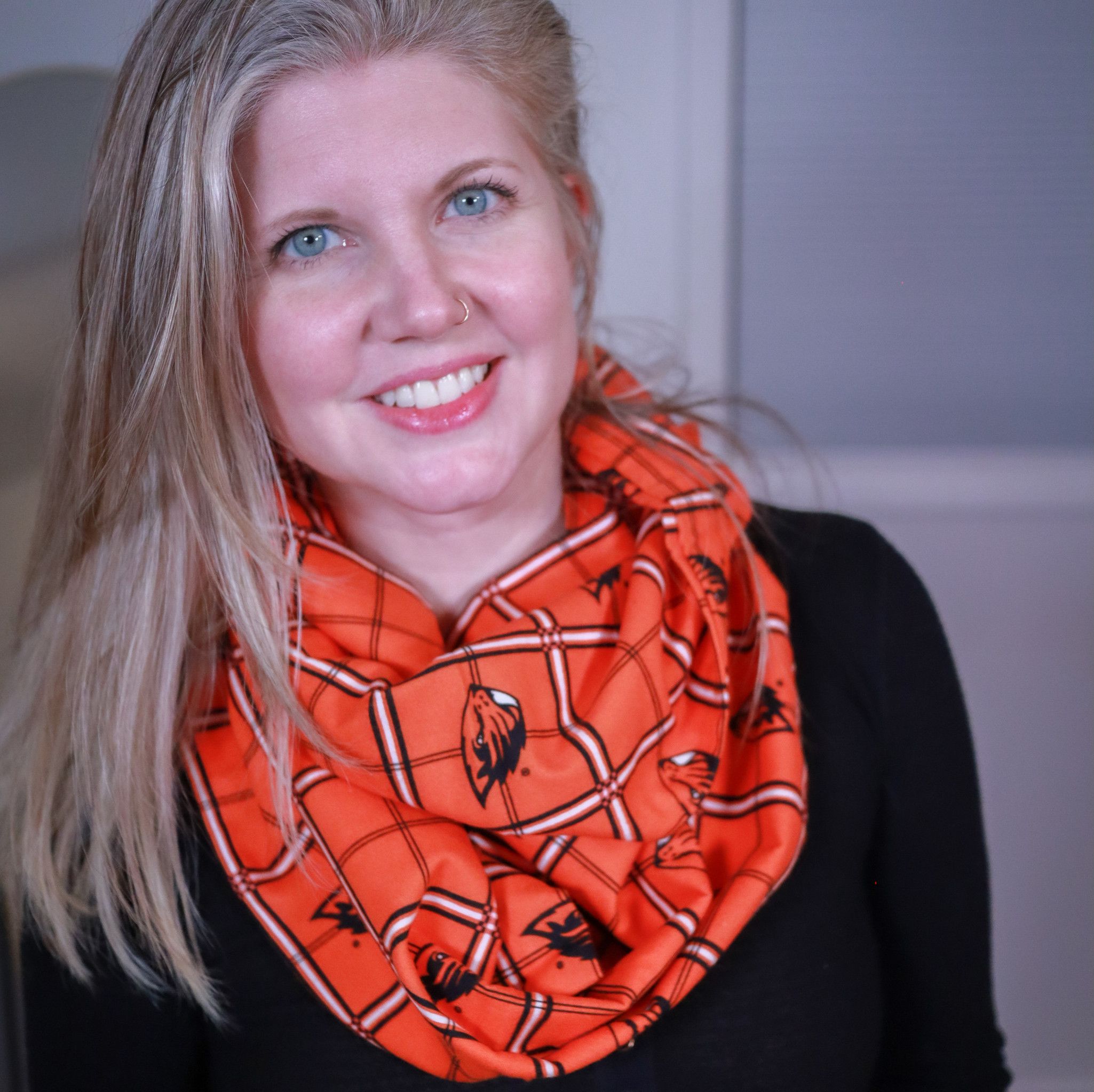 Oregon Beavers Cotton Infinity Scarf