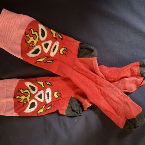 Worn Luchador Socks