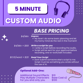 Custom Audio 5 Minutes