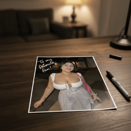 Autographed photo of Tierna Chapis