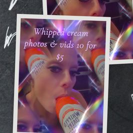 Naked with whipped cream on top ANYONE