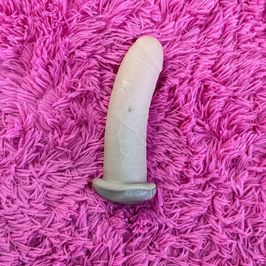 Retired stained camming Dildo